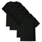 Kit 5 Camisetas Algodão Peruano Huxter Preto Kit 5 Camisetas Algodão Peruano Huxter Preto