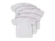 Kit 5 Camisetas Básicas Algodão Branca