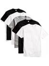KIT 5 CAMISETAS BÁSICAS ESPORTIVAS FITNESS MASCULINA (Preta, Branca e Cinza) KIT 5 CAMISETAS BÁSICAS ESPORTIVAS FITNESS MASCULINA (Preta, Branca e Cinza)