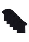 Kit 5 Camisetas Básicas Masculina Flamê Com Decote V