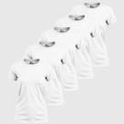 Kit 5 Camisetas Blusinhas Feminina Algodão Gola Redonda Manga Curta Basicas Confortáveis