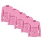 Kit 5 Camisetas Feminina Manga Longa Dry Básica Lisa Proteção Solar UV Térmica Blusa Academia Kit 5 Camisetas Feminina Manga Longa Dry Básica Lisa Proteção Solar UV Térmica Blusa Academia