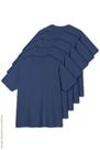 Kit 5 Camisetas Oversized DailyBasics Azul Marinho