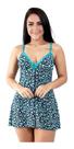 Kit 5 Camisola Feminina Estampada Renda Sexy Sensual Atacado