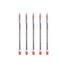 Kit 5 Caneta Ponta Fina 0.7mm Compactor Economic