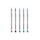 Kit 5 Caneta Ponta Fina 0.7mm Compactor Economic