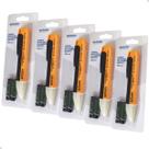 Kit 5 Caneta Verificação de Tensão Corrente Eletrica Sonoro