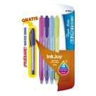 Kit 5 Canetas Esferográfica Papermate Kilométrica 1.0 Retrát