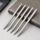 Kit 5 canetas esferográficas gravação aço inox ponta média