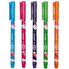 Kit 5 canetas gel 0.6 corpo estampado fini sortido - leoarte