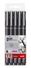 Kit 5 Canetas Uni Ball PIN 200 C/ 5 Fine Line Uni Pin Preto Kit 5 Canetas Uni Ball PIN 200 C/ 5 Fine Line Uni Pin Preto