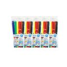 Kit 5 Canetinha Infantil Lavável 6 Cores Escolar Kit 5 Canetinha Infantil Lavável 6 Cores Escolar