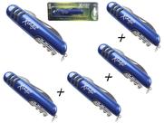 Kit 5 Canivetes 5 Funções Xingu XV3177 Estilo Suíço - Cores Kit 5 Canivetes 5 Funções Xingu XV3177 Estilo Suíço - Cores