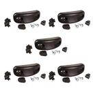KIT 5 Canoa para Fixação de Encosto Comum Preto Frisokar