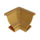 Kit 5 Canto Interno Cerejeira Para Moldura Forro Rodaforro Meia cana Pvc