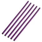 Kit 5 Canudos Ecológicos - Reto -Alumínio Anodizado - Lilás