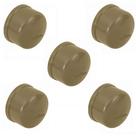 Kit 5 Cap Soldável 32mm Marrom Plastilit