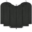 Kit 5 Capa De Terno TNT sem Visor Protetora Roupas Premium Ziper Organizador De Guarda Roupa AntiMofo