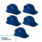 Kit 5 capacete azul claro s/jugular - vonder