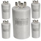 KIT 5 CAPACITOR 12uF 400V METALIZADO C/ TERMINAL USO EM MOTORES E VENTILACAO KIT 5 CAPACITOR 12uF 400V METALIZADO C/ TERMINAL USO EM MOTORES E VENTILACAO