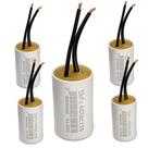 KIT 5 CAPACITOR 12uF 440V 2 FIOS METALIZADO TRIO USO GERAL EM MOTORES KIT 5 CAPACITOR 12uF 440V 2 FIOS METALIZADO TRIO USO GERAL EM MOTORES