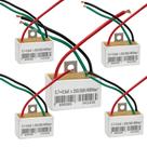 Kit 5 capacitor 3 fios 0,7 0,9 uf x 250/400 v chapa tri