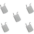 Kit 5 capacitor 40x250v 2 fios metalizado tri