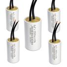 Kit 5 capacitor 6x250v 2 fios metalizado tri Kit 5 capacitor 6x250v 2 fios metalizado tri