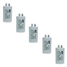 Kit 5 Capacitor Permanente 20uF 380/400Vac EPX com Terminal Duplo