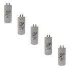 Kit 5 Capacitor Permanente 35uF 380/400Vac EPX com Terminal Duplo