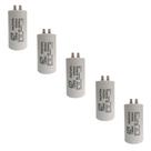 Kit 5 Capacitor Permanente 50uF 440/450Vac EPX com Terminal Duplo