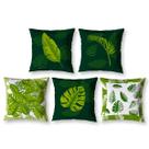 Kit 5 Capas de Almofada 40cm x 40cm Sala Sofá Quarto Estampadas Decorativa Kit 5 Capas de Almofada 40cm x 40cm Sala Sofá Quarto Estampadas Decorativa