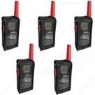 Kit 5 Capas de Couro Para Talkabout Motorola T210 Com Alça e Clip Incluso