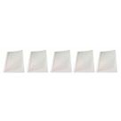 Kit 5 Capas Encadernação Térmica Até 250 Folhas A4 Branca Kit 5 Capas Encadernação Térmica Até 250 Folhas A4 Branca
