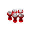 Kit 5 Carimbos Marcador Brigadeiro/Doces Times Futebol