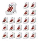 Kit 5 Carregadores + 10 Pilhas Aaa Recarregáveis MO-CP32