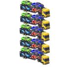 Kit 5 Carreta Cegonheira Caminhão Brinquedo Com Carrinho Kit 5 Carreta Cegonheira Caminhão Brinquedo Com Carrinho