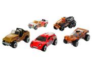 Kit 5 Carrinhos Hot Wheels - 1806 Mattel