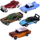 Kit 5 Carrinhos Miniatura Esportivo Metal 1:64 Sortidos - Castela