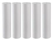 Kit 5 Cartucho Polipropileno Liso Osmose 10X2 1/2 50 Micras