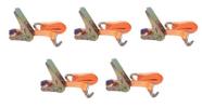 Kit 5 Catraca + 5 Cinta Amarração 800kg 4,6m 25mm Rabicho J