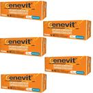 Kit 5 Cenevit Vitamina C 1g Suplemento Alimentar com 10 comprimidos Efervescentes