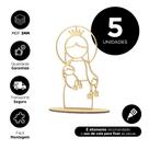Kit 5 Centro de Mesa MDF Santo Virgem Maria Religioso Kit 5 Centro de Mesa MDF Santo Virgem Maria Religioso