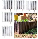 Kit 5 Cercas Decorativa Jardim De Plástico Branca 1,58 mts