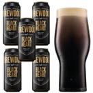 Kit 5 Cerveja Brewdog Black Heart Draught Stout 440ml + Copo