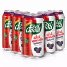 Kit 5 Chá Vermelho com Amora Feel Good 330ml