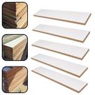 Kit 5 Chapas MDF Multiuso Prateleira Artesanato 15x89cm Branco Kit 5 Chapas MDF Multiuso Prateleira Artesanato 15x89cm Branco