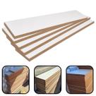 Kit 5 Chapas MDF Multiuso Prateleira Artesanato 15x89cm Branco Kit 5 Chapas MDF Multiuso Prateleira Artesanato 15x89cm Branco
