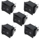 Kit 5 chave gangorra on/off 4 polos pt 16a-250v
