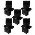 Kit 5 chave seletora plast xb2 ed21 2 pos. fixa - 1na stark